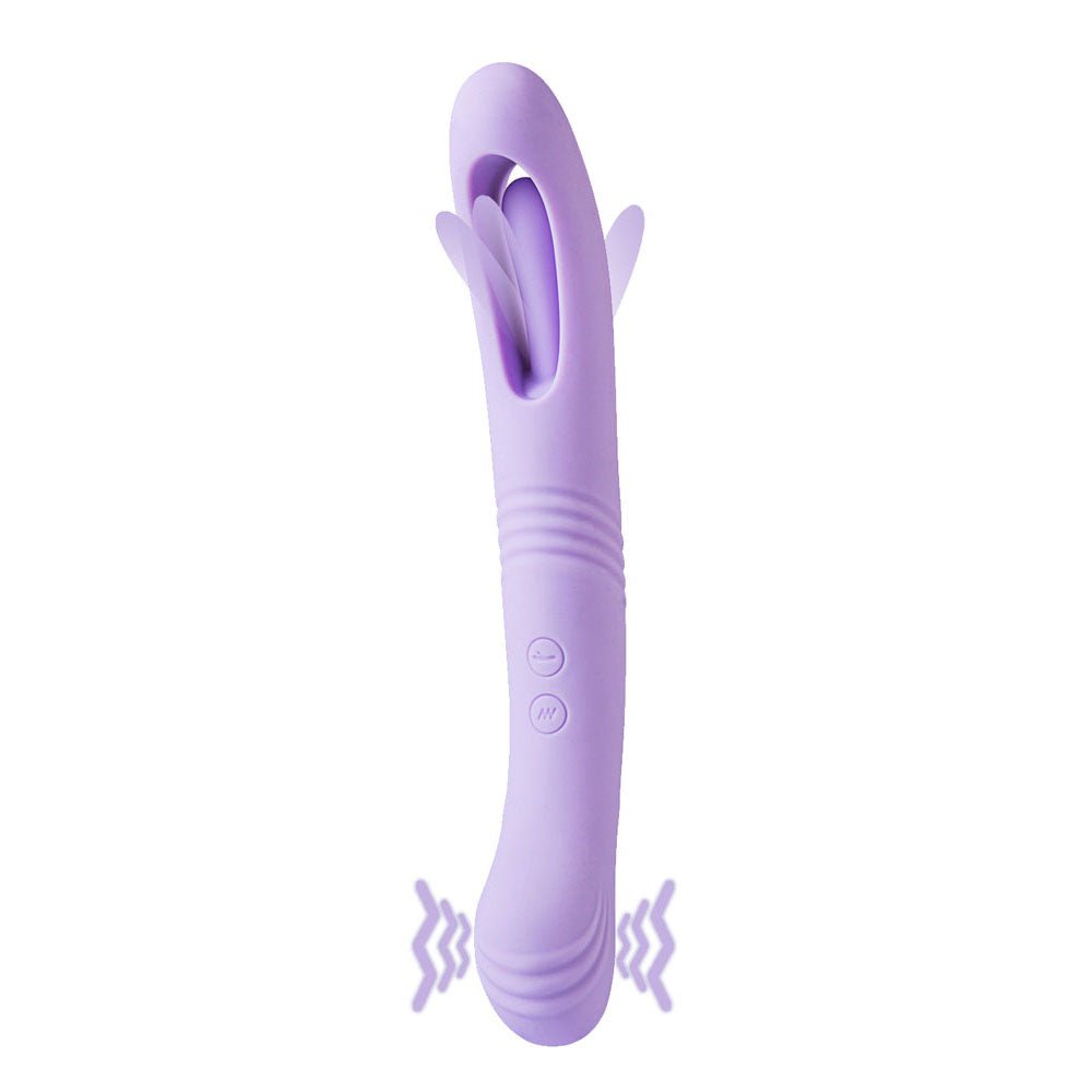 Maia HARPER Purple 24.1 cm USB Rechargeable Vibrator